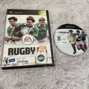 Rugby 06 (Microsoft Xbox, 2006) Disc and Blockbuster Case Stickers EA Sports